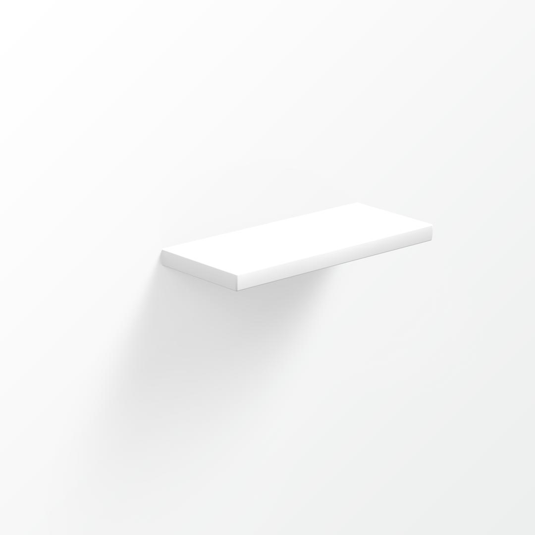 Xylo Acc Solid Surface Shelf - 30x12cm